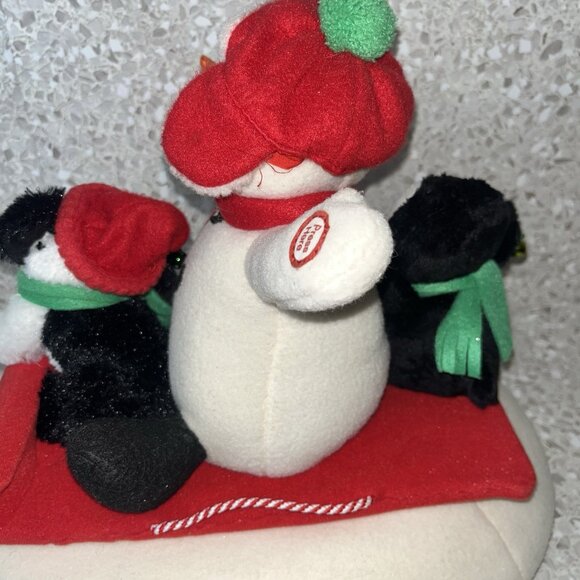Hallmark JinglePals SNOW WHAT FUN SLEDDERS Animated Snowman Dog Penguin VIDEO - Picture 13 of 17